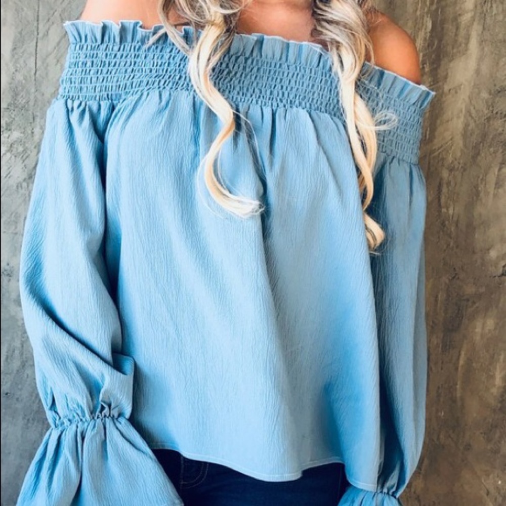 Smocking Bell Top - Picture 2 of 5